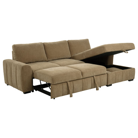Pastrana Pull-Out Sleeper Sectional Sofa - Furniture World