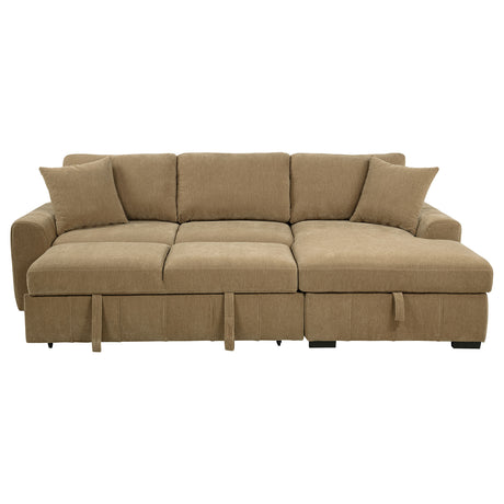 Pastrana Pull-Out Sleeper Sectional Sofa - Furniture World