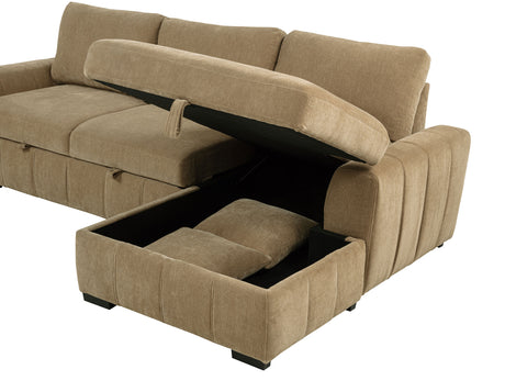 Pastrana Pull-Out Sleeper Sectional Sofa - Furniture World