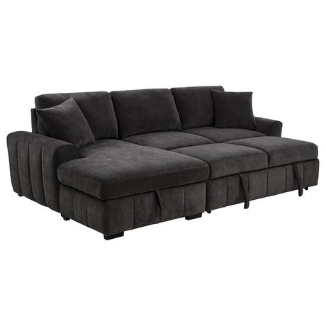 Pastrana Pull-Out Sleeper Sectional Sofa - Furniture World
