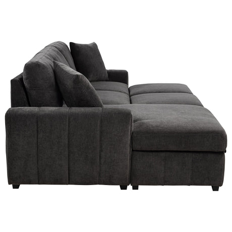 Pastrana Pull-Out Sleeper Sectional Sofa - Furniture World