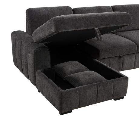 Pastrana Pull-Out Sleeper Sectional Sofa - Furniture World