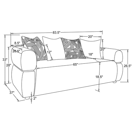 Jeanette Sofa - Furniture World