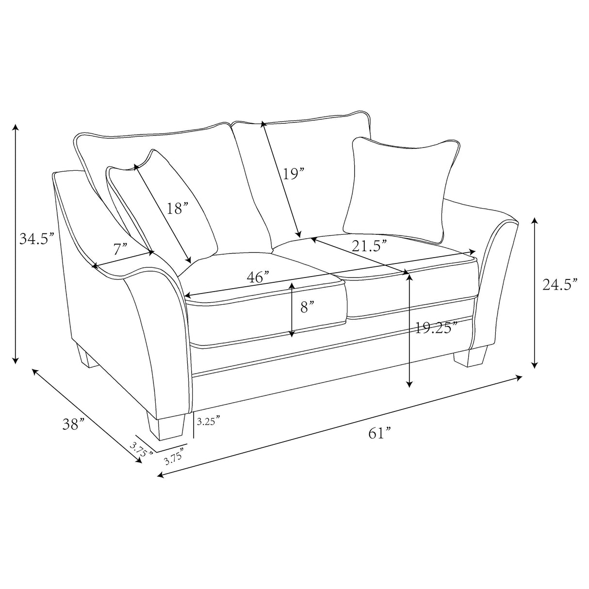 Tomkins Sofa Set