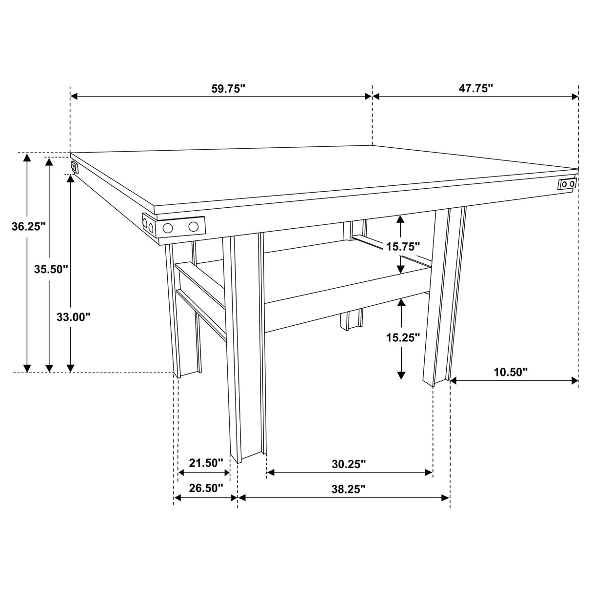 Patterson Counter Height Dining Set