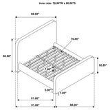 Wren Panel Platform Bed