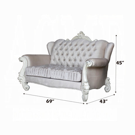 Versailles Loveseat With Pillows - Furniture World
