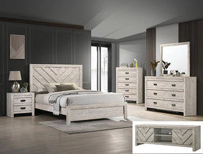 Crown Mark Furniture Valor Twin Panel Bed in Gray B9330-T image