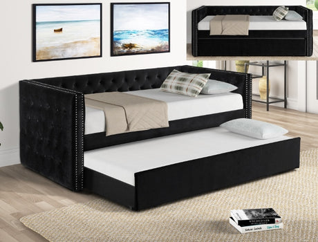 Trina Black Daybed Arm(l&r) - Furniture World
