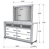 Barzini Dresser with Mirror