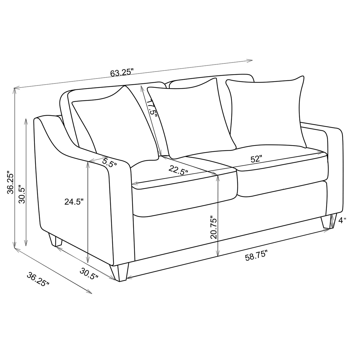 Christine Loveseat