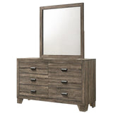 Crown Mark Millie Dresser In Grey