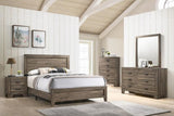 Millie Queen Panel Bed In Grey