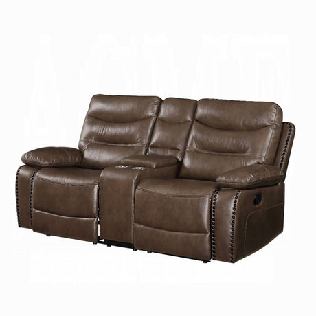 Aashi Motion Loveseat With Console - Furniture World