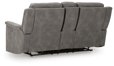 Next-Gen DuraPella Power Reclining Loveseat with Console - Furniture World
