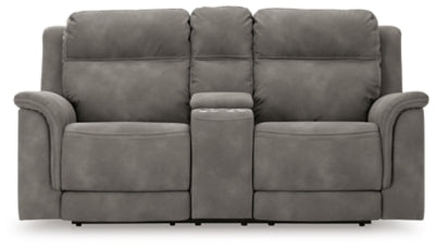 Next-Gen DuraPella Power Reclining Loveseat with Console - Furniture World