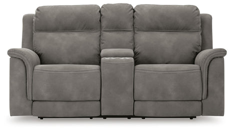 Next-Gen DuraPella Power Reclining Loveseat with Console - Furniture World