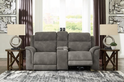 Next-Gen DuraPella Power Reclining Loveseat with Console - Furniture World