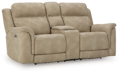 Next-Gen DuraPella Power Reclining Loveseat with Console - Furniture World