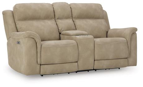 Next-Gen DuraPella Power Reclining Loveseat with Console - Furniture World