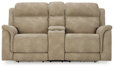 Next-Gen DuraPella Power Reclining Loveseat with Console - Furniture World