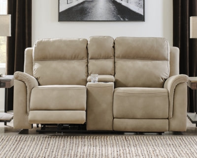 Next-Gen DuraPella Power Reclining Loveseat with Console - Furniture World