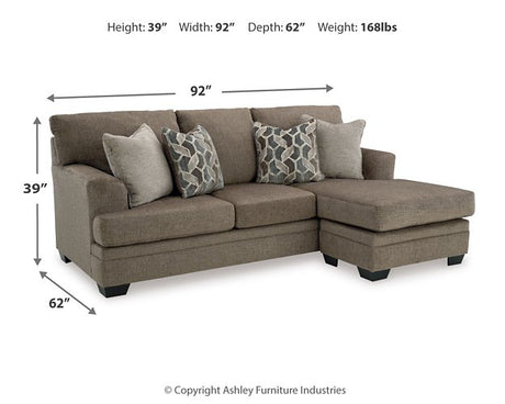 Stonemeade Sofa Chaise - Furniture World