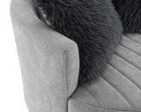 Hoople Channel Tufted Swivel Chair