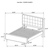 Robyn Panel Platform Bed