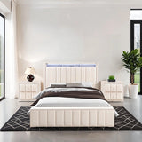 Farese Queen Bed w/ 2 Nightstands