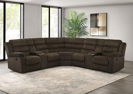 Atkinson Reclining Sectional Sofa - Furniture World