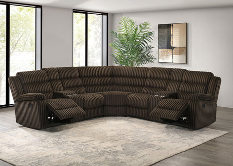 Atkinson Reclining Sectional Sofa - Furniture World