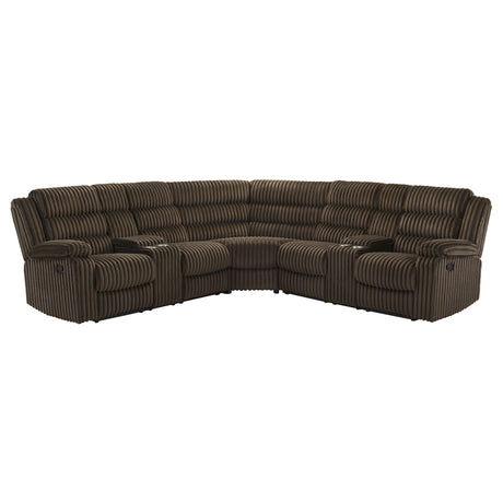 Atkinson Reclining Sectional Sofa - Furniture World