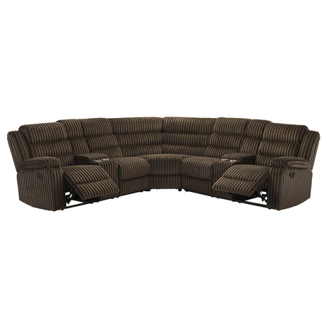 Atkinson Reclining Sectional Sofa - Furniture World