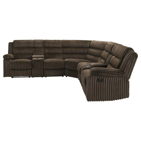 Atkinson Reclining Sectional Sofa - Furniture World