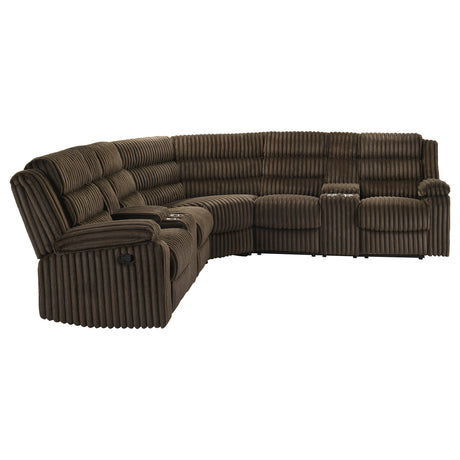 Atkinson Reclining Sectional Sofa - Furniture World
