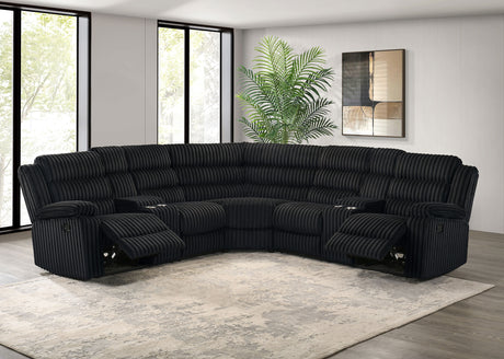 Atkinson Reclining Sectional Sofa - Furniture World