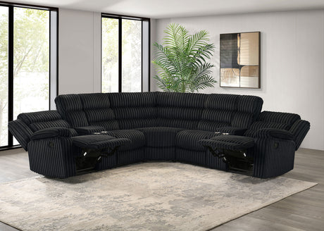 Atkinson Reclining Sectional Sofa - Furniture World