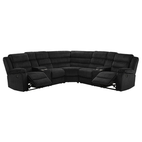 Atkinson Reclining Sectional Sofa - Furniture World
