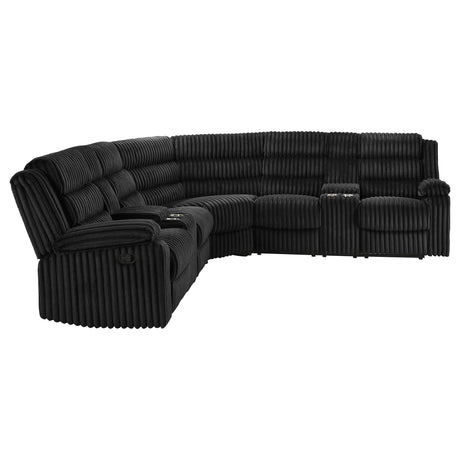 Atkinson Reclining Sectional Sofa - Furniture World