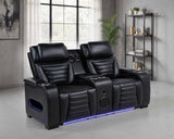 Zuma Dual Power Reclining Loveseat - Furniture World
