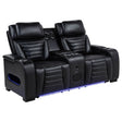Zuma Dual Power Reclining Loveseat - Furniture World