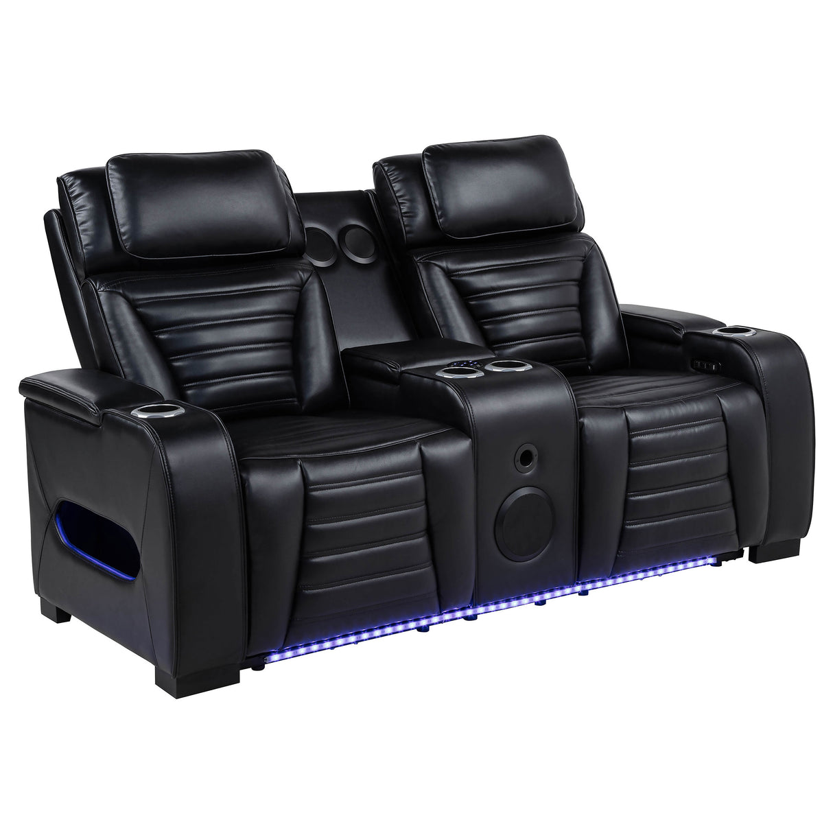 Zuma Dual Power Reclining Loveseat - Furniture World