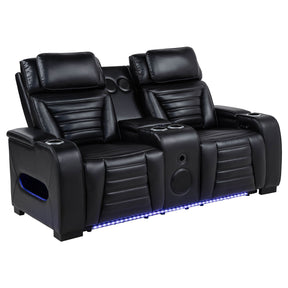 Zuma Dual Power Reclining Loveseat - Furniture World