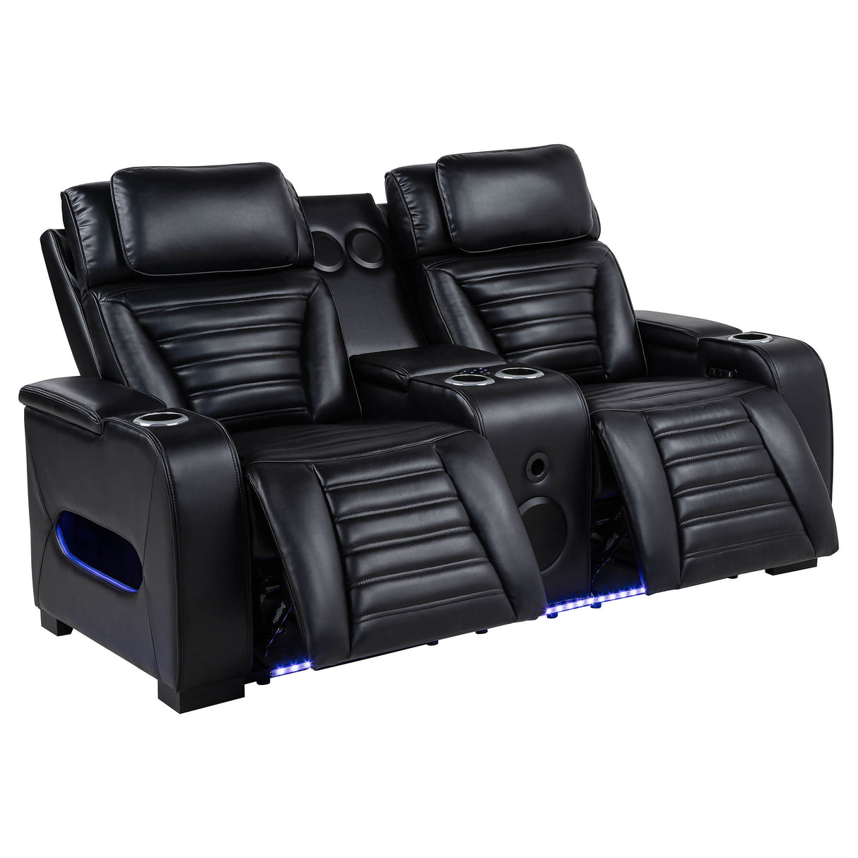 Zuma Dual Power Reclining Loveseat - Furniture World