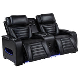 Zuma Dual Power Reclining Loveseat - Furniture World