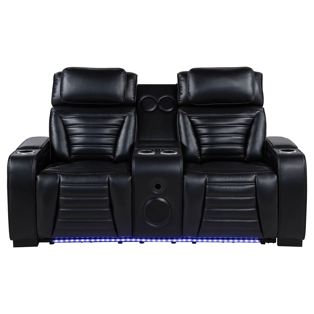 Zuma Dual Power Reclining Loveseat - Furniture World