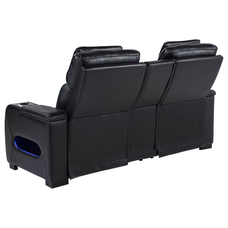 Zuma Dual Power Reclining Loveseat - Furniture World