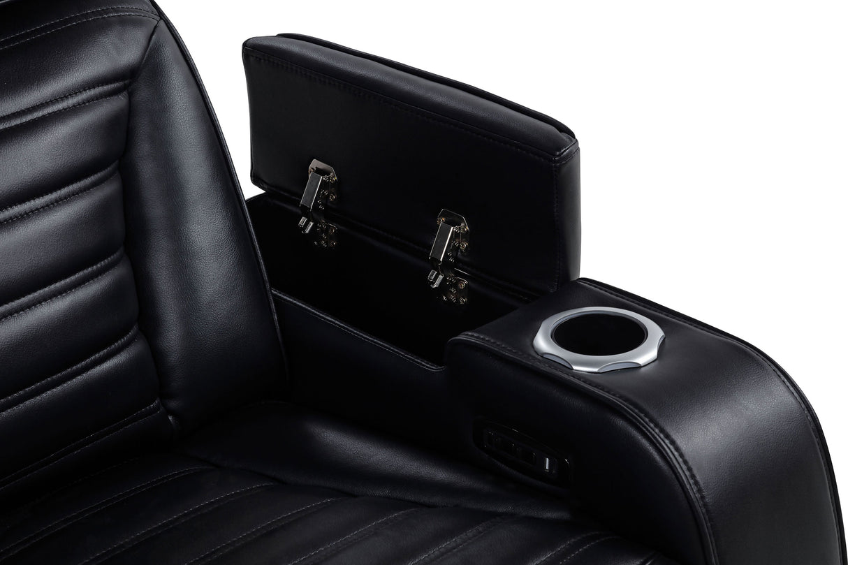 Zuma Dual Power Reclining Loveseat - Furniture World