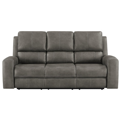 Brickston Triple Power Reclining Sofa - Furniture World